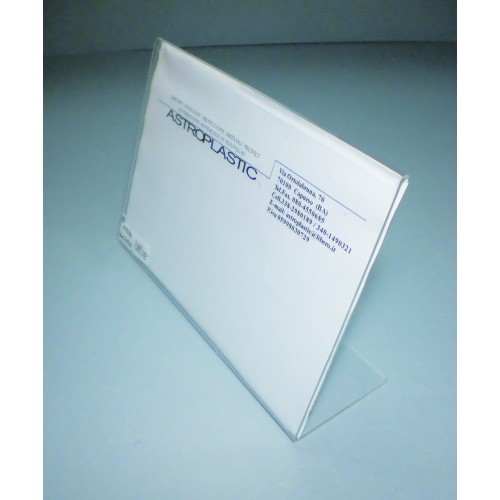 x2 pz - Portaritratto o portaprezzi (fogli A5) ORIZZONTALE - Cm H 15 x L 21